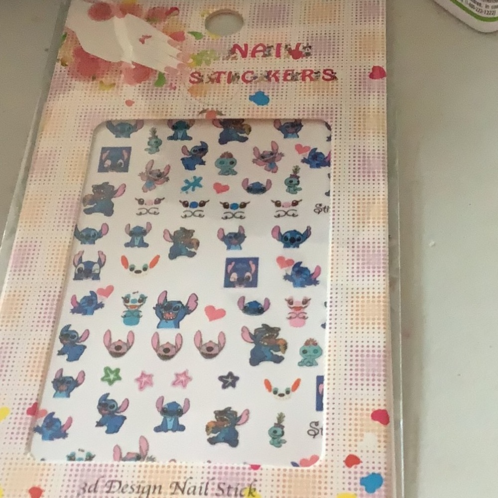 Stitch nails stickers